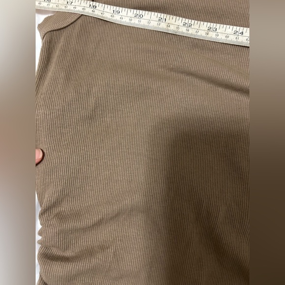 Michael stars demi ribbed dress  XS cobblestone - Picture 6 of 10